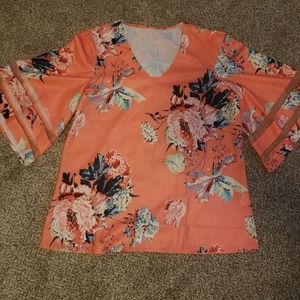 Coral Blouse